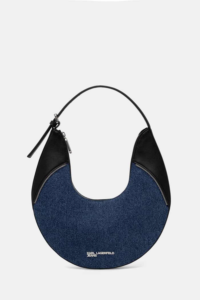 Karl Lagerfeld Jeans torebka hobo damska granatowy B3W30197