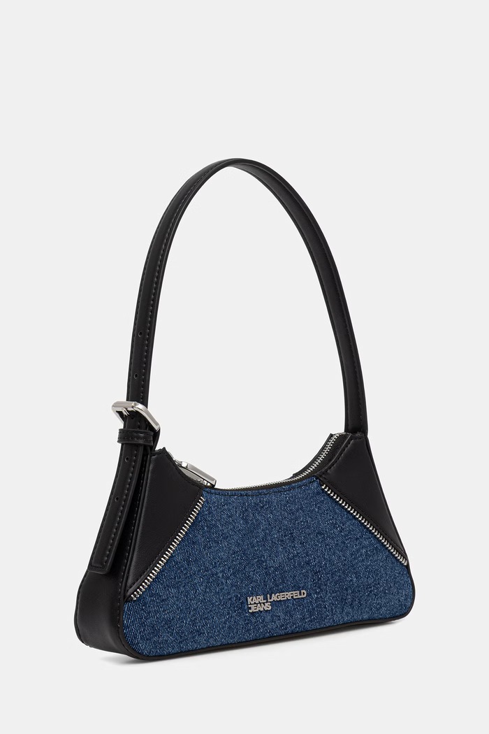Karl Lagerfeld Jeans torba za žene traper B3W30195 mornarsko plava AW26
