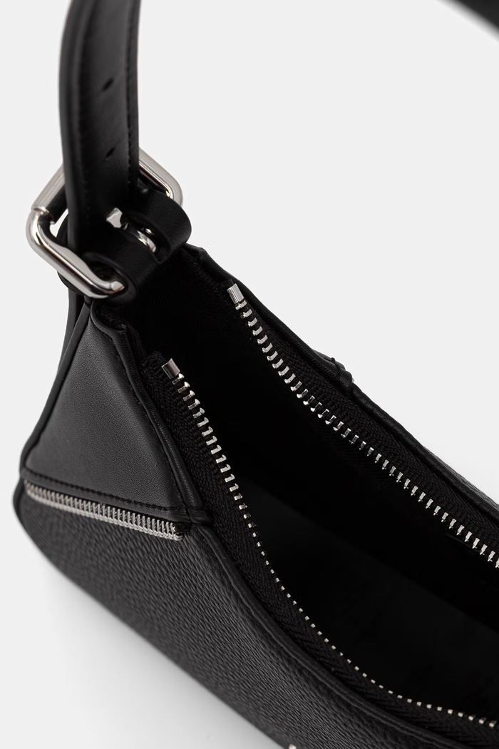 Karl Lagerfeld Jeans geantă pentru femei cu imitație de piele B3W30185 negru