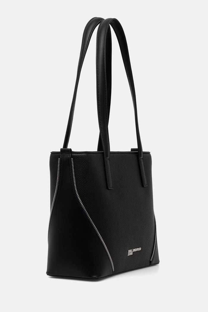 Karl Lagerfeld Jeans geantă shopper pentru femei cu imitație de piele B3W30184 negru AW26