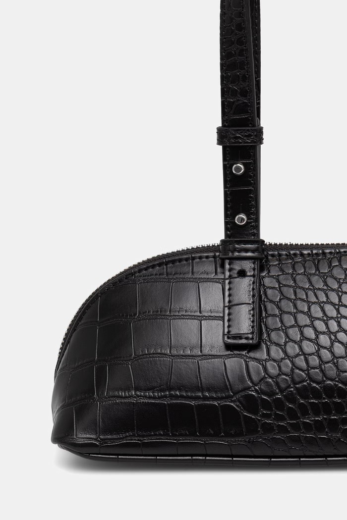 Accesorii Karl Lagerfeld Jeans geantă baguette pentru femei cu imitație de piele B3W30181 negru