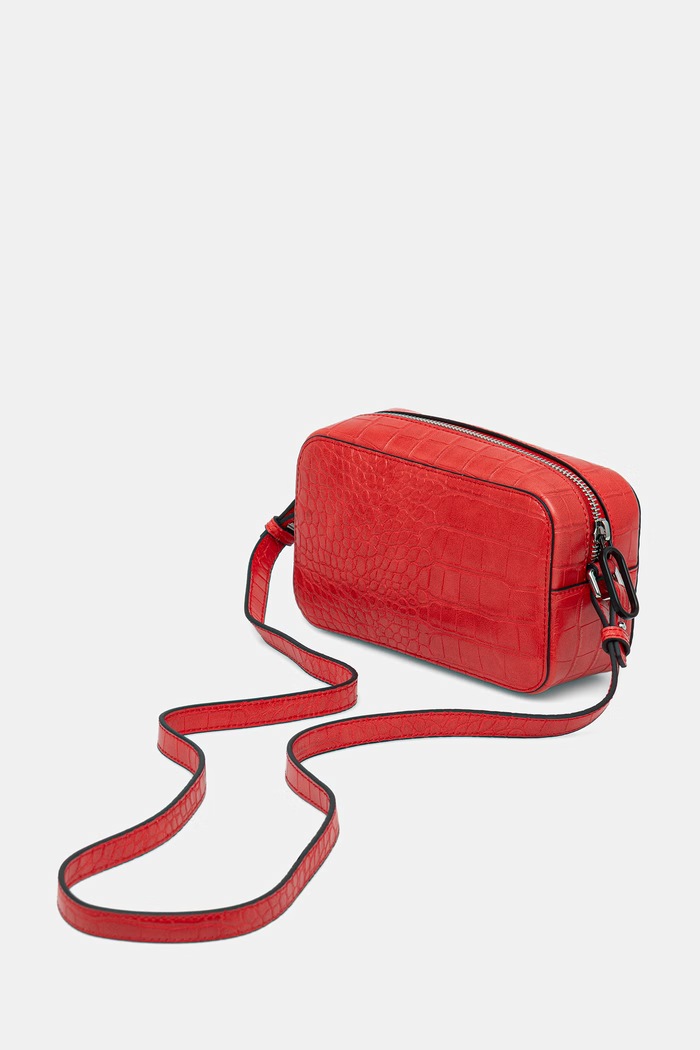 Akcesoria Karl Lagerfeld Jeans torebka crossbody damska z imitacji skóry B3W30179 czerwony