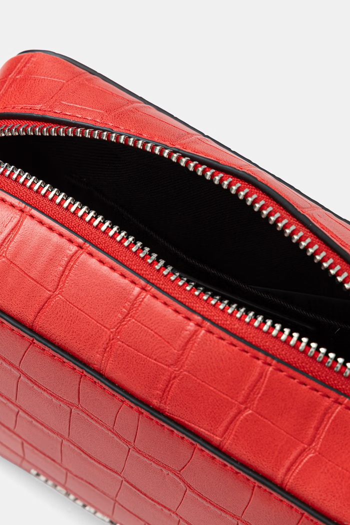 Karl Lagerfeld Jeans torebka crossbody damska z imitacji skóry B3W30179 czerwony
