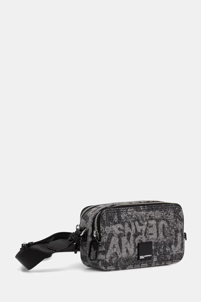 Karl Lagerfeld Jeans torebka crossbody damska jeansowa B3W30177 czarny AW26