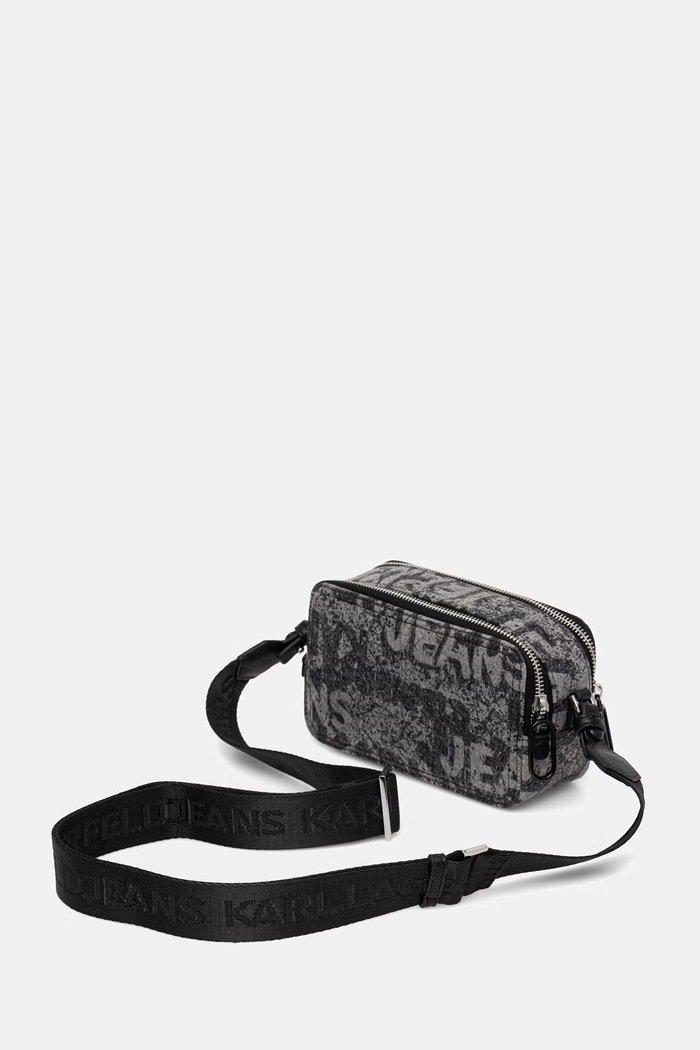 Akcesoria Karl Lagerfeld Jeans torebka crossbody damska jeansowa B3W30177 czarny
