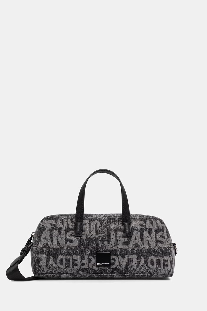 Karl Lagerfeld Jeans torebka crossbody damska jeansowa czarny B3W30175