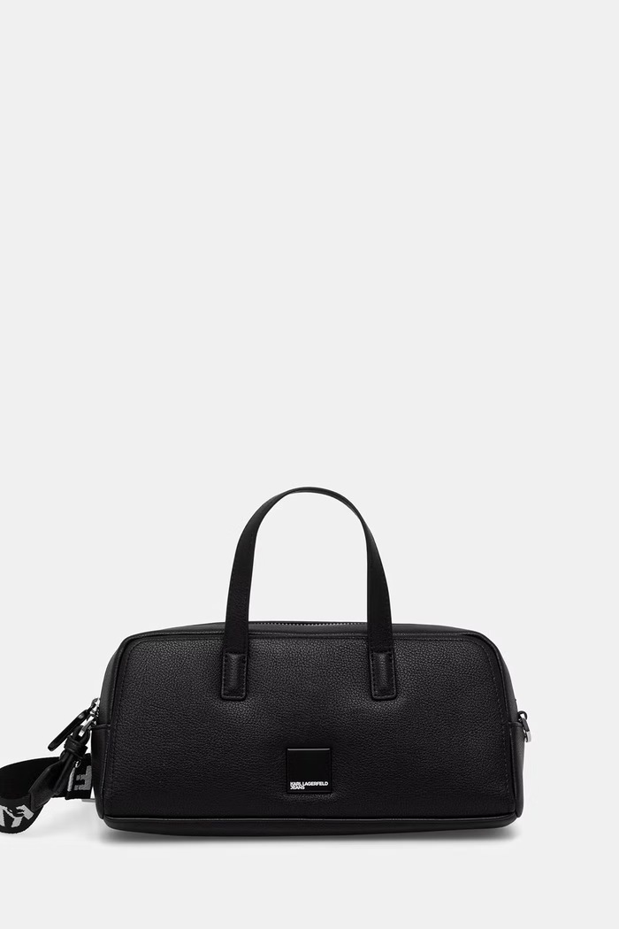Karl Lagerfeld Jeans geantă crossbody pentru femei cu imitație de piele negru B3W30172