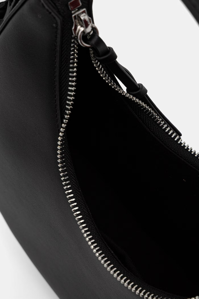 Karl Lagerfeld Jeans hobo bag pentru femei din piele B3W30152 negru