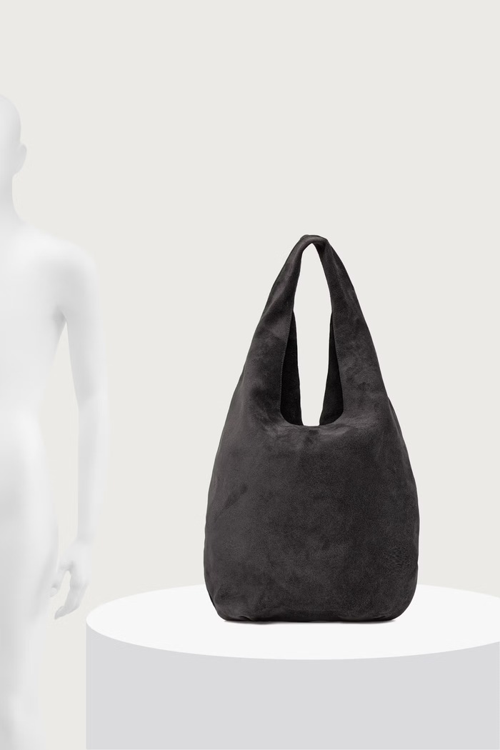 Kabelka typu shopper dámska semišová le neige A.P.C. sivá PXCDS.F67008