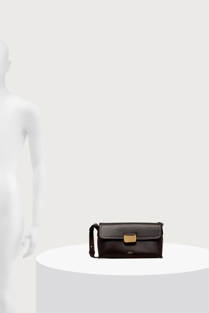 A.P.C. Torebka crossbody damska skórzana sac simone small PXBVG.F67054