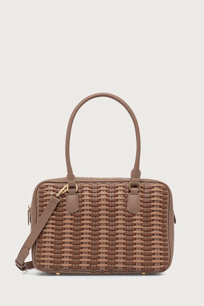 Valentino Bags Torebka crossbody damska z imitacji skóry ALE beżowy VBSAD323