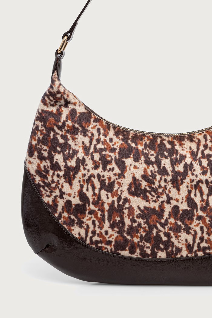 Akcesoria Valentino Bags Torebka hobo damska LINE VBSAEK14 brązowy
