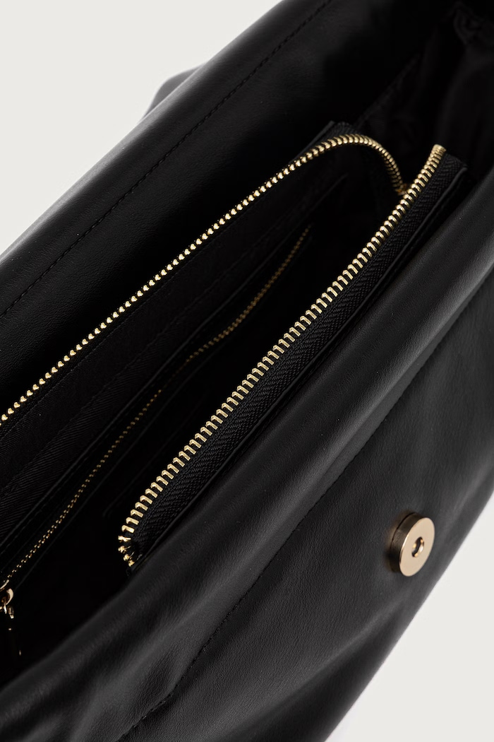 Torebka bagietka damska ROBBY Valentino Bags czarny VBSACS09
