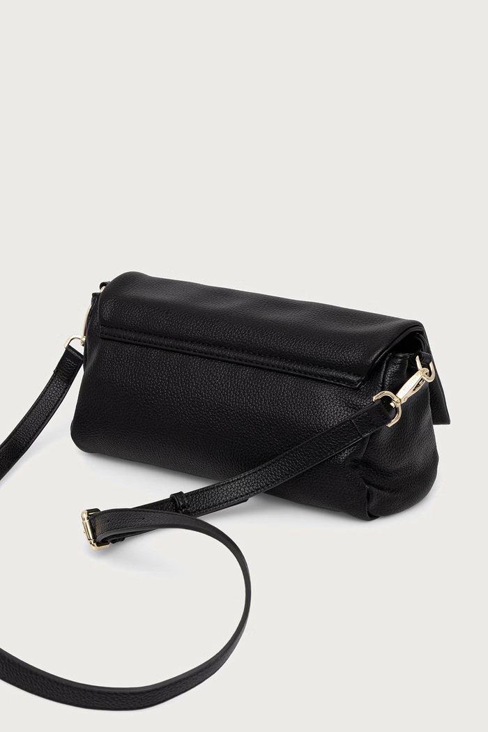Akcesoria Valentino Bags Torebka crossbody damska z imitacji skóry LENA VBSACG09 czarny