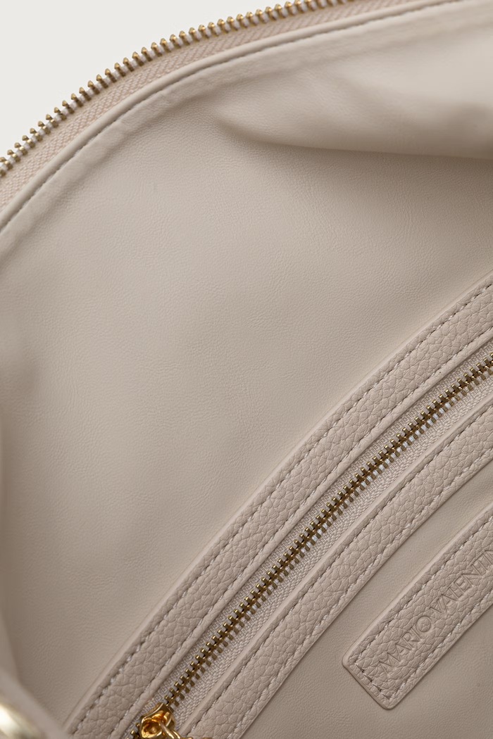 Torebka crossbody damska z imitacji skóry LENA Valentino Bags beżowy VBSACG07