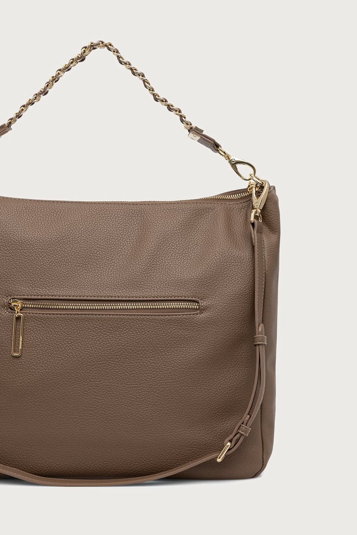 Akcesoria Valentino Bags Torebka crossbody damska z imitacji skóry LENA VBSACG07 brązowy