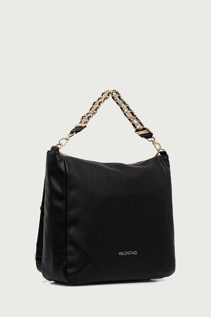 Valentino Bags Torebka crossbody damska z imitacji skóry LENA VBSACG07 czarny AW26