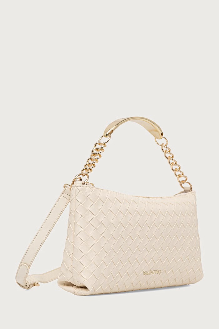 Valentino Bags Torebka crossbody damska CANDLES VBSA8913W beżowy AW26