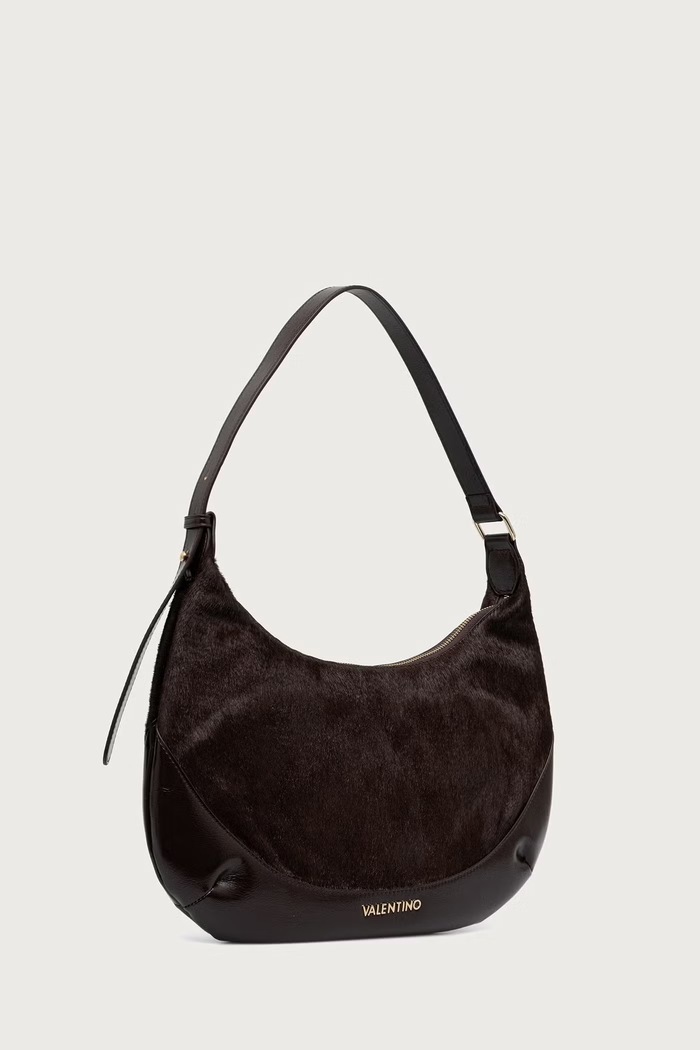 Valentino Bags Torebka hobo damska APOLLINE VBPACC14 brązowy AW26