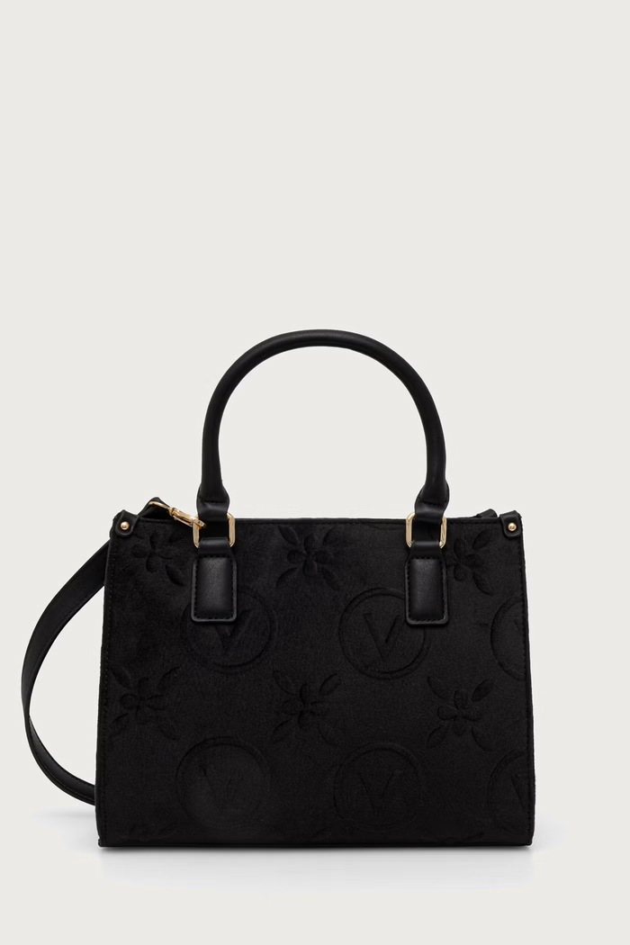 Valentino Bags Torebka crossbody damska SAMBA VELVET czarny VBSACX04