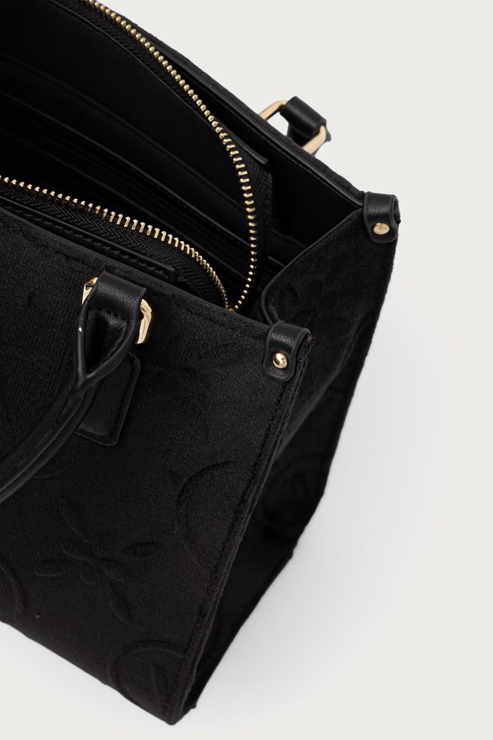 Torebka crossbody damska SAMBA VELVET Valentino Bags czarny VBSACX04