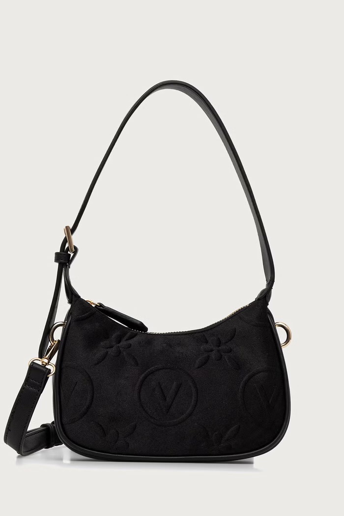 Valentino Bags Torebka crossbody damska SAMBA VELVET czarny VBSACX13