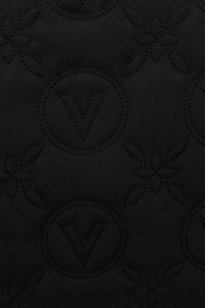 Torebka shopper damska PUFFY Valentino Bags VBSAD001 czarny