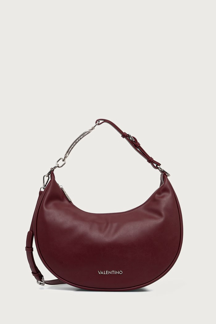 Valentino Bags Torebka crossbody damska z imitacji skóry ELINOR bordowy VBSACV07