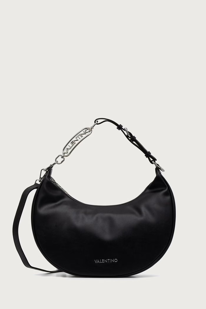 Valentino Bags Torebka crossbody damska z imitacji skóry ELINOR czarny VBSACV07