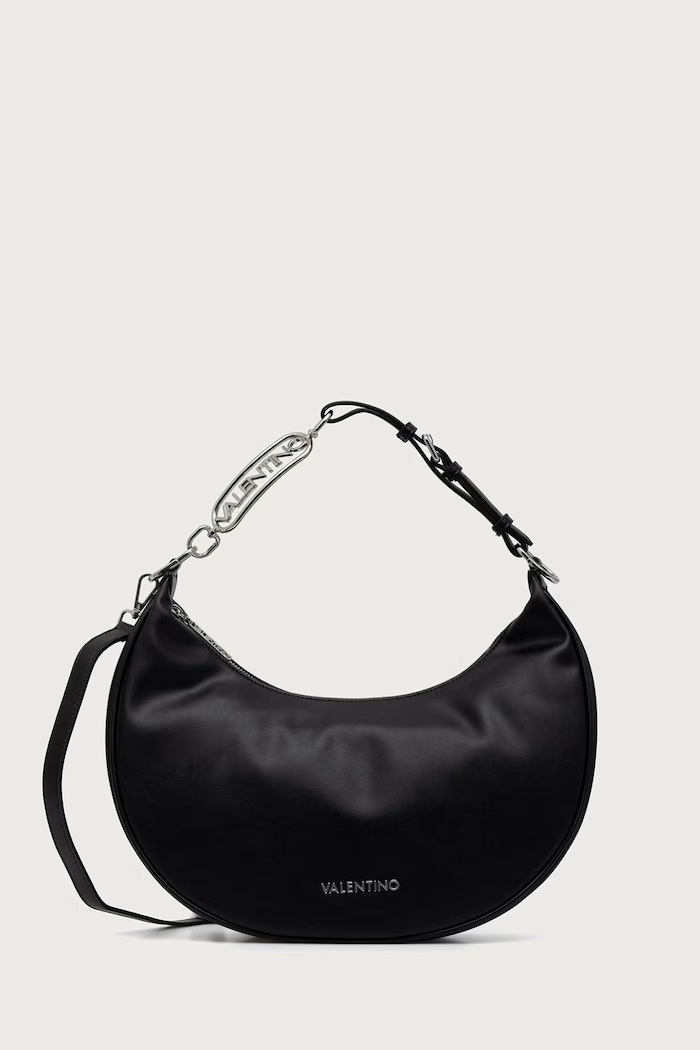 Valentino Bags Torebka crossbody damska z imitacji skóry ELINOR czarny VBSACV07