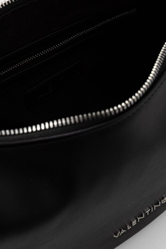 Torebka crossbody damska z imitacji skóry ELINOR Valentino Bags VBSACV07 czarny