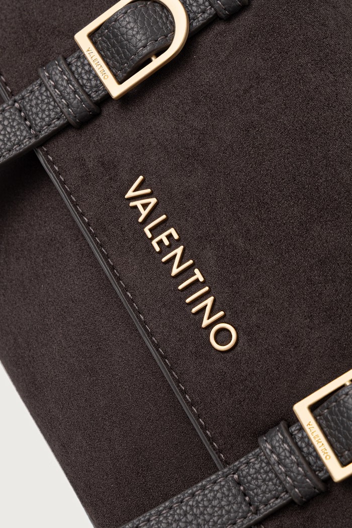 Torebka crossbody damska z imitacji zamszu WINNIE WINTER Valentino Bags VBSABH09 szary