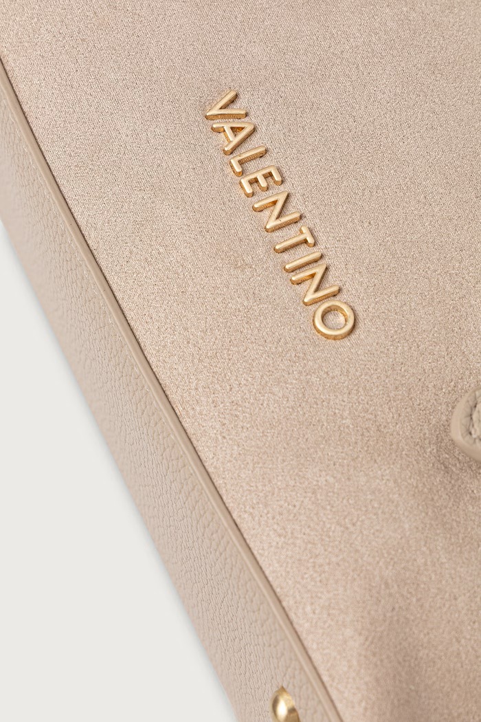 Torebka crossbody damska z imitacji zamszu WINNIE WINTER Valentino Bags VBSABH04 beżowy
