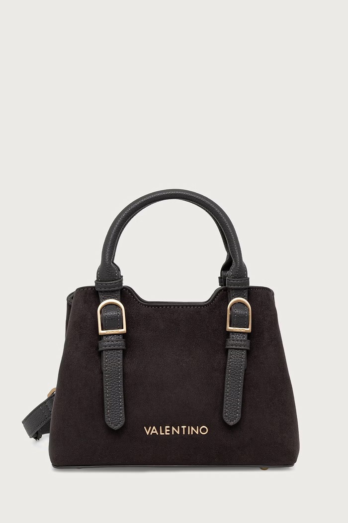 Valentino Bags Torebka crossbody damska z imitacji zamszu WINNIE WINTER zielony VBSABH04