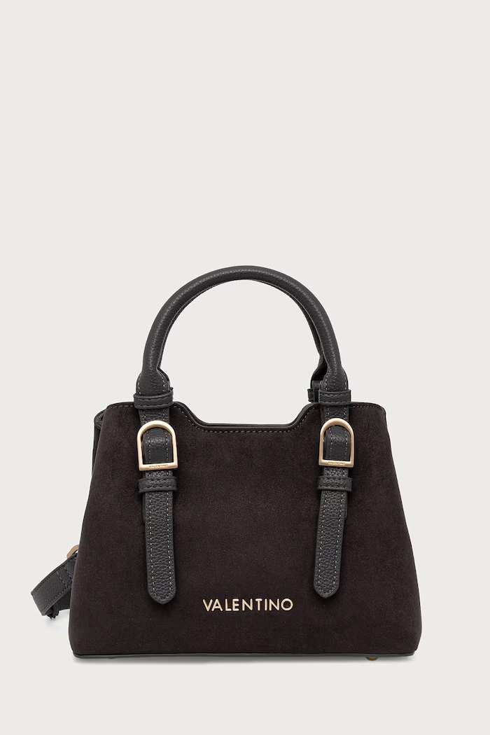 Valentino Bags Torebka crossbody damska z imitacji zamszu WINNIE WINTER zielony VBSABH04