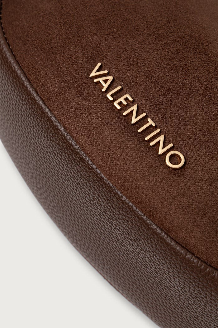 Torebka crossbody damska z imitacji zamszu WINNIE WINTER Valentino Bags VBSABH13 brązowy