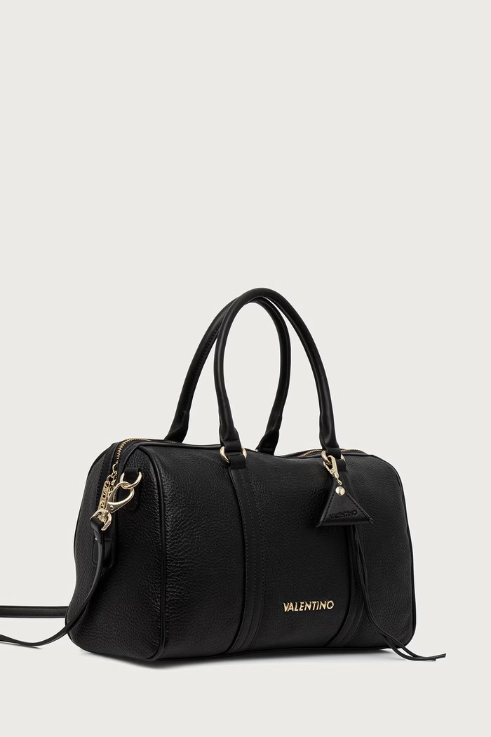 Valentino Bags Torebka kuferek damska z imitacji skóry MAURY VBSADF23 czarny AW26
