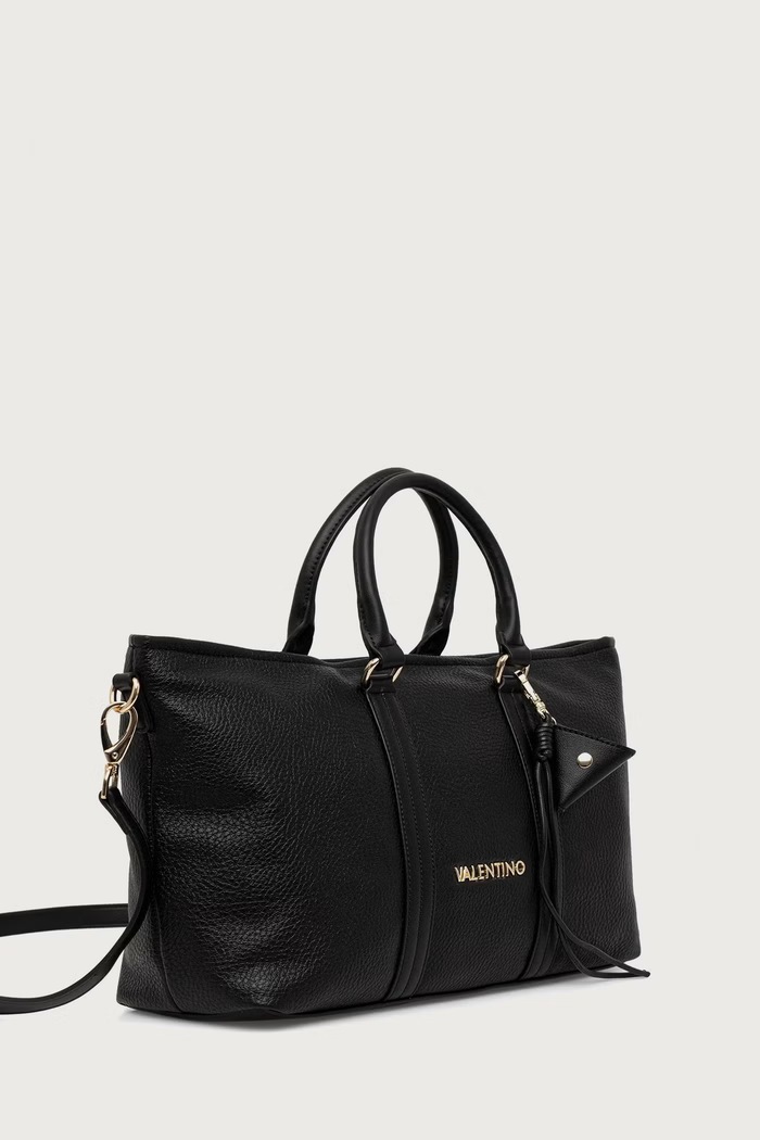 Valentino Bags Torebka shopper damska z imitacji skóry MAURY VBSADF04 czarny AW26