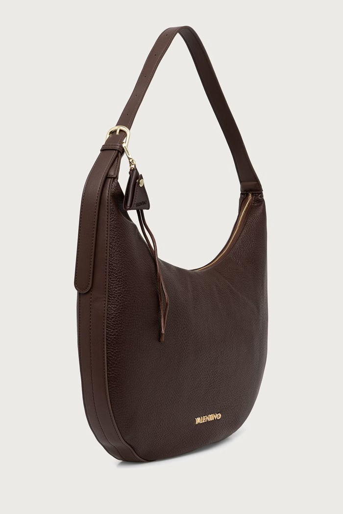 Valentino Bags Torebka tote damska z imitacji skóry MAURY VBSADF07 brązowy AW26