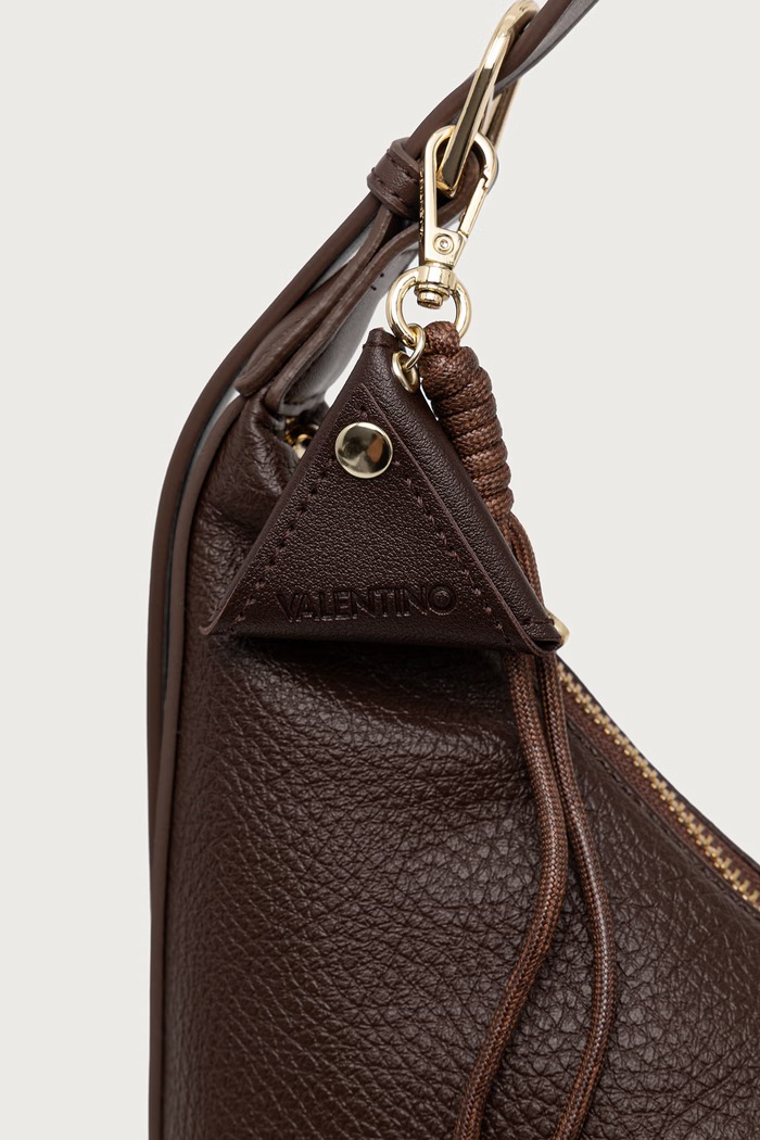 Torebka tote damska z imitacji skóry MAURY Valentino Bags VBSADF07 brązowy