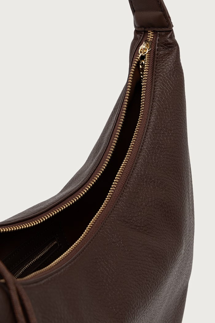 Torebka tote damska z imitacji skóry MAURY Valentino Bags brązowy VBSADF07
