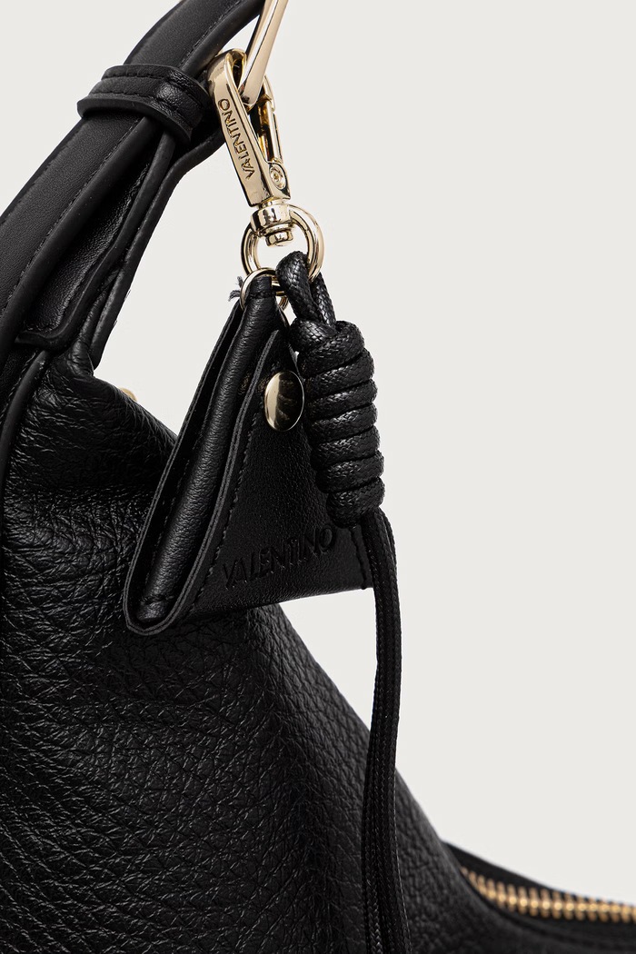 Torebka tote damska z imitacji skóry MAURY Valentino Bags VBSADF07 czarny