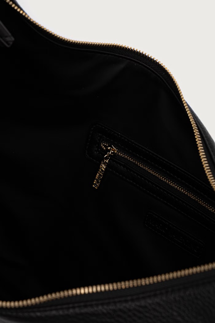 Torebka tote damska z imitacji skóry MAURY Valentino Bags czarny VBSADF07