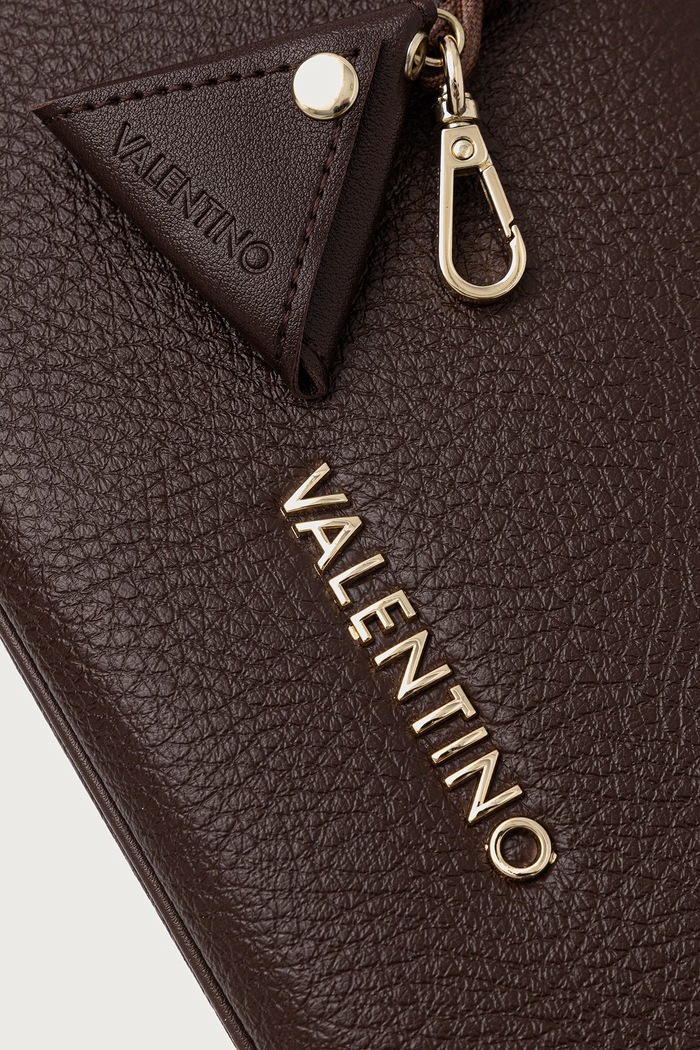 Torebka crossbody damska z imitacji skóry MAURY Valentino Bags VBSADF42 brązowy
