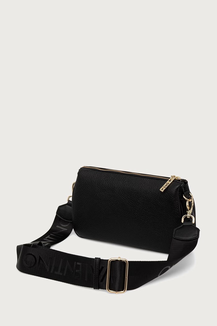 Akcesoria Valentino Bags Torebka crossbody damska z imitacji skóry MAURY VBSADF42 czarny