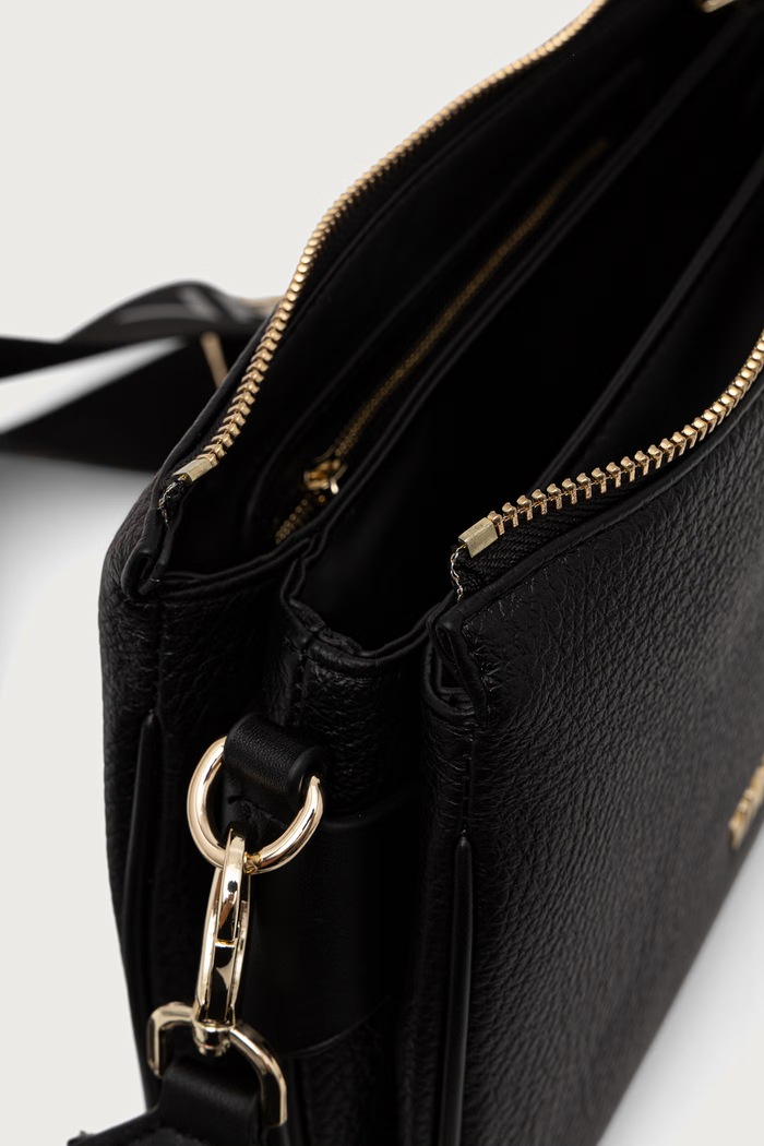 Torebka crossbody damska z imitacji skóry MAURY Valentino Bags czarny VBSADF42