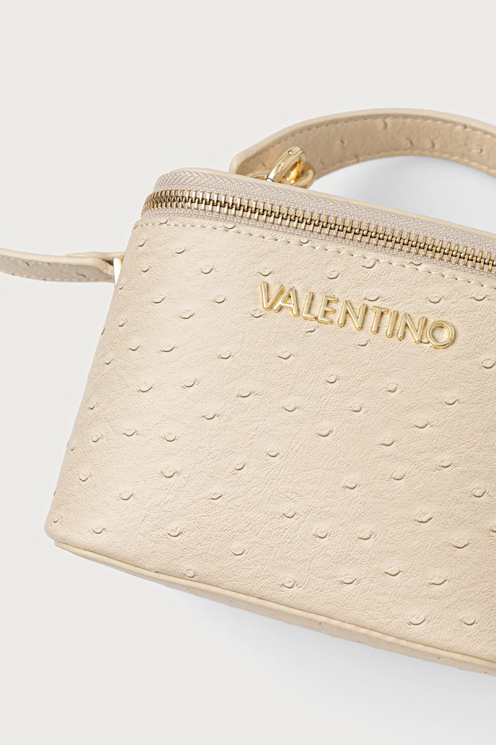 Torebka crossbody damska z imitacji skóry ROSSY RE Valentino Bags VBSAAY42STR beżowy