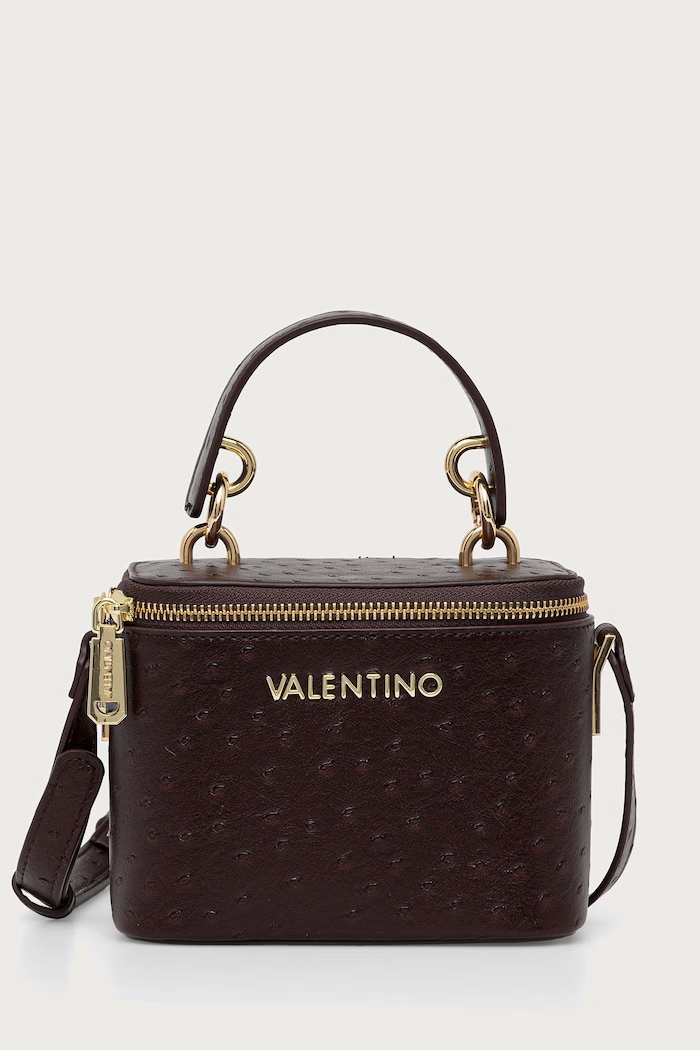 Valentino Bags Torebka crossbody damska z imitacji skóry ROSSY RE brązowy VBSAAY42STR