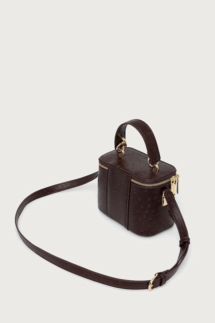 Akcesoria Valentino Bags Torebka crossbody damska z imitacji skóry ROSSY RE VBSAAY42STR brązowy