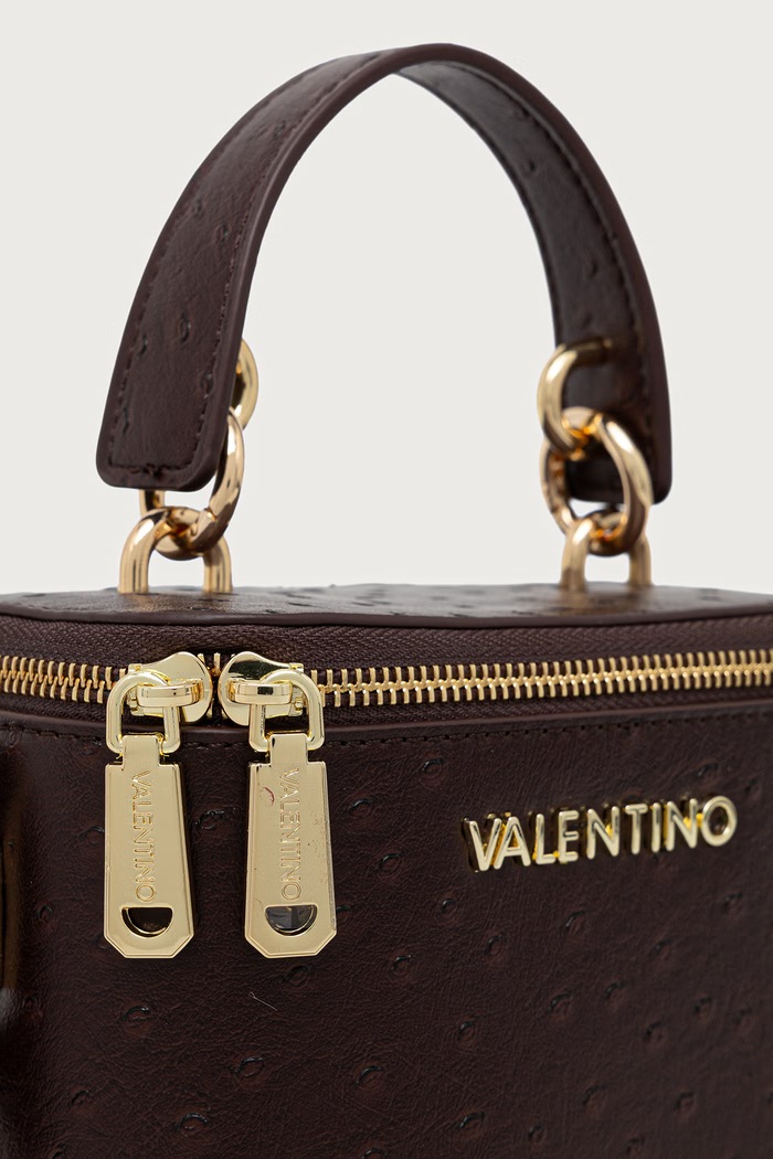 Torebka crossbody damska z imitacji skóry ROSSY RE Valentino Bags VBSAAY42STR brązowy
